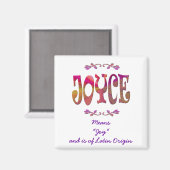 Signification de Joyce Magnet (Recto/Verso)