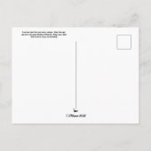Signification de la carte postale Fleur Jaune (Dos)