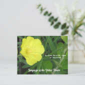 Signification de la carte postale Fleur Jaune (Debout devant)