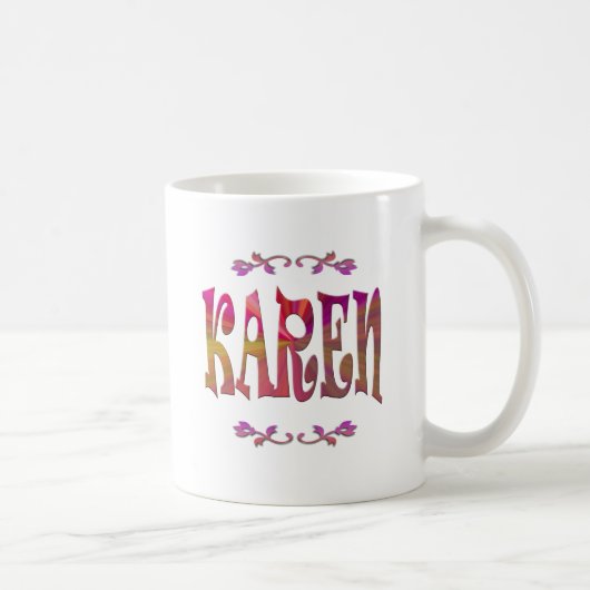 Signification de tasse de Karen (Droite)