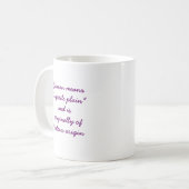 Signification de tasse de Sharon (Devant gauche)
