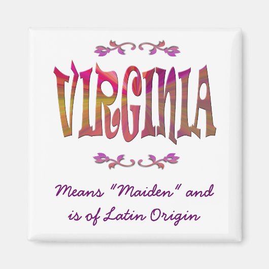 Signification de Virginia Magnet (Devant)