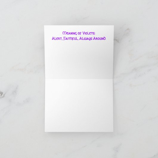 Signification des cartes de notes Violets (Intérieur)