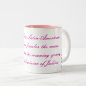 Signification des tasses de noms (Devant droit)