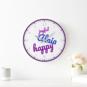 Signification du nom Alaia | Horloge murale (Maison)