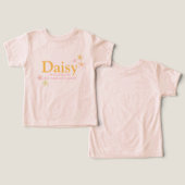 Signification du prénom Daisy fleurs aquarelle (Design Recto & Verso)
