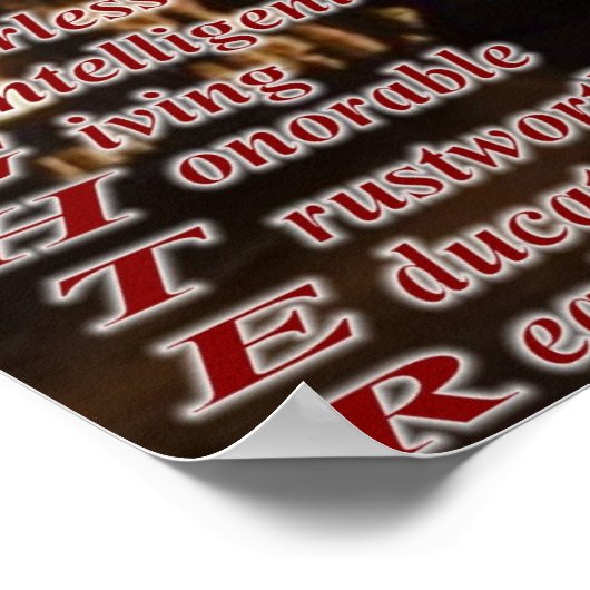 Signification d'une affiche de pompier (Coin)