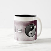 Signification équilibrée de tasse de la vie avec (Devant droit)