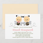 Signifié à l'abeille gaffez les invitations de (Devant / Derrière)