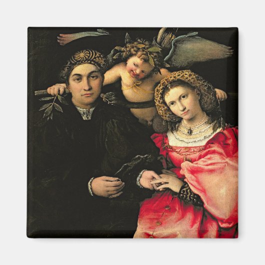 Signor Marsilio Cassotti en zijn vrouw, Faustina Magneet (Voorkant)