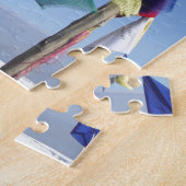 Signpost over de Top van Kilimanjaro kenya Legpuzzel (Zijkant)