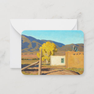 Signs of Autumn, 1931, van Maynard Dixon Notitiekaartje