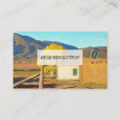 Signs of Autumn, 1931, van Maynard Dixon Visitekaartje (Voorkant)