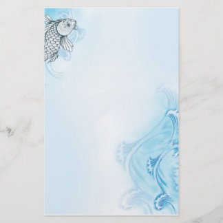 Signs of Koi - Letterhead Stationery Briefpapier