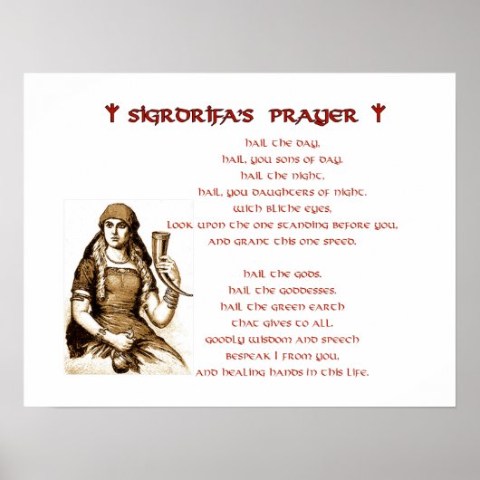 Sigrdrifa's Poster (Voorkant)