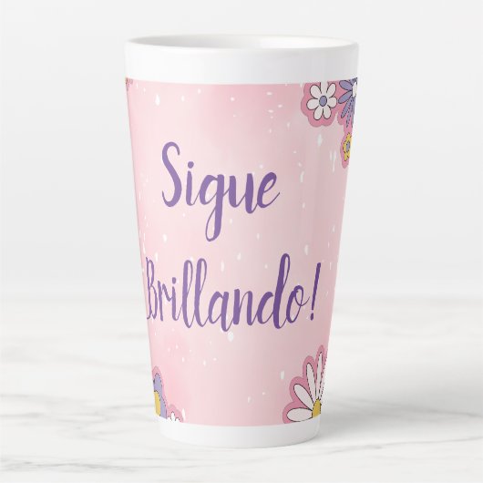 sigue brillando Latte Mug (Devant)