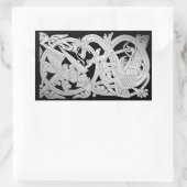 Sigurd Silver Rechthoekige Sticker (Tas)