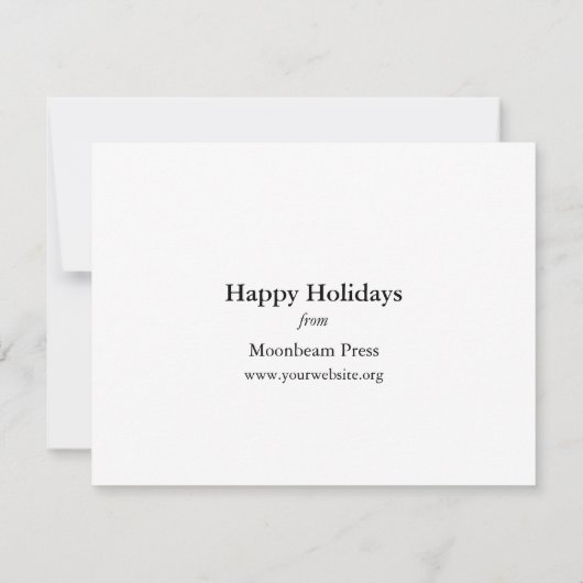 Sigwalt boekdruk drukpers wenskaart bedankkaart (Achterkant)