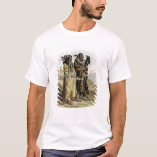 Sih-Chida en Mahchsi-Karehde, Mandan Indians, pla T-shirt