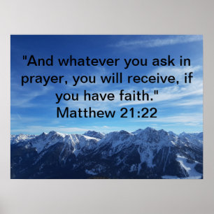 SIIE Matthew 21:22 Affiche Sky