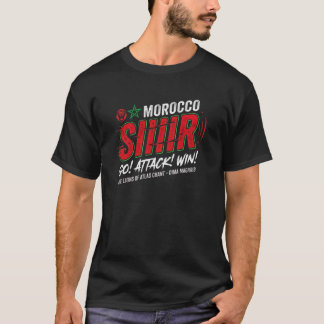 Siiir Marokkaanse Voetbalfan - Dima Maghrib Spreuk T-shirt
