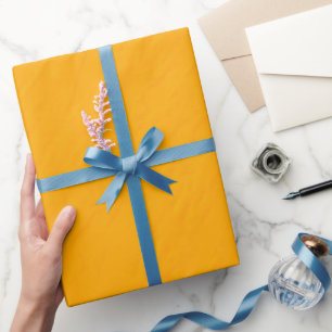 Siimple Gouden kleur Abstracte Kunst Cadeaupapier