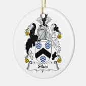 Sikes Family Crest Keramisch Ornament (Links)