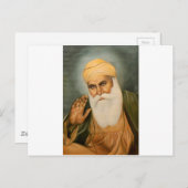 Sikh Art/Symbool Briefkaart (Voorkant / Achterkant)