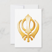 Sikh Carte de remerciements (Devant)