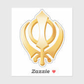 Sikh Custom Cut Sticker (Vel)