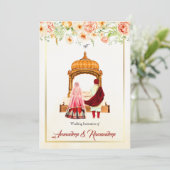 Sikh faire-part de mariage Punjabi faire-part de m (Debout devant)