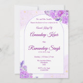 Sikh faire-part de mariage Punjabi faire-part de m (Dos)