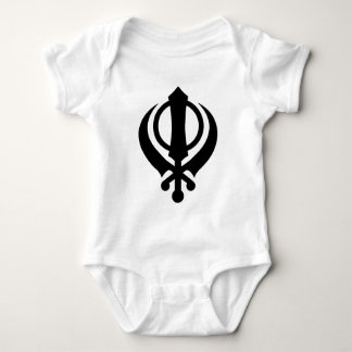 Sikh Khanda Black Romper