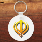 Sikh Khanda Khalsa Sikhism Punjabi Sleutelhanger (Voorkant)