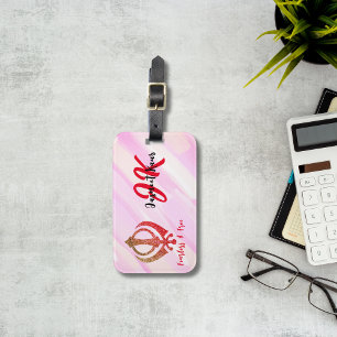 Sikh Khanda "Onbevreesd & Vrij" Bagagelabel