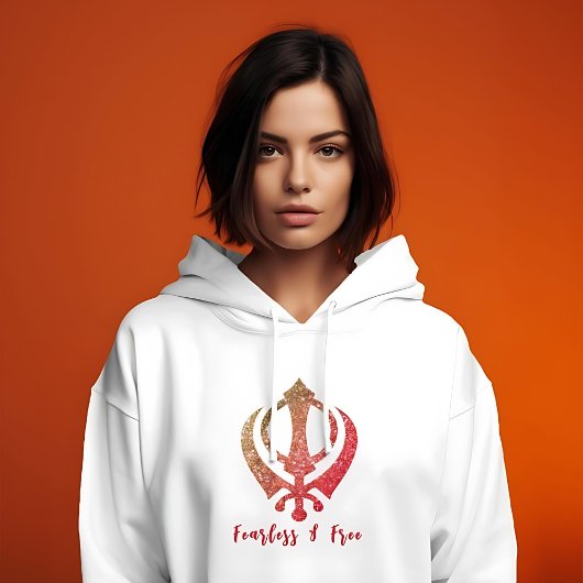Sikh Khanda "Onbevreesd & Vrij" Hoodie