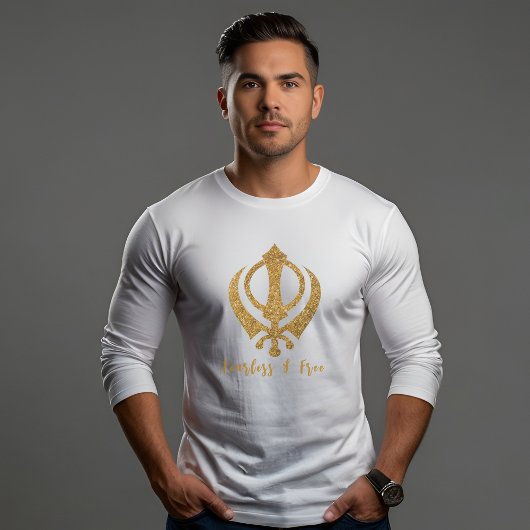Sikh Khanda "Onbevreesd & Vrij" T-shirt