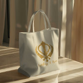 Sikh Khanda "Onbevreesd & Vrij" Tote Bag