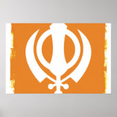 Sikh Khanda Symbol Poster (Voorkant)