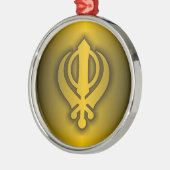 sikh metalen ornament (Links)
