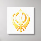 Sikh Symbol Canvas Art (Voorkant)