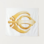 Sikh Symbol Tapestry Wandkleed (Voorkant (horizontaal))