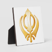 Sikh-symbool Fotoplaat (Voorkant)