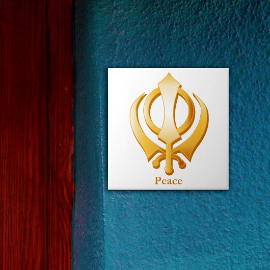 Sikh-symbool Tegeltje