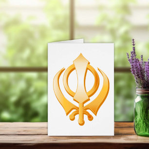 Sikh Symbool Wenskaart