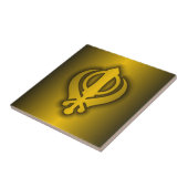 sikh tegeltje (Zijkant)