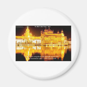 Sikh the Golden Temple in India Gifts & T - shirts Magneet