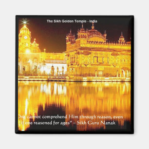 Sikh the Golden Temple in India Gifts & T - shirts Magneet