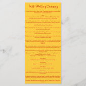 Sikh Wedding Programma (Voorkant)