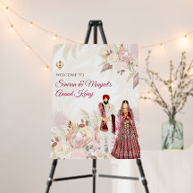 Sikh Welkom Trouwbord Anand Karaj Welkomstbord